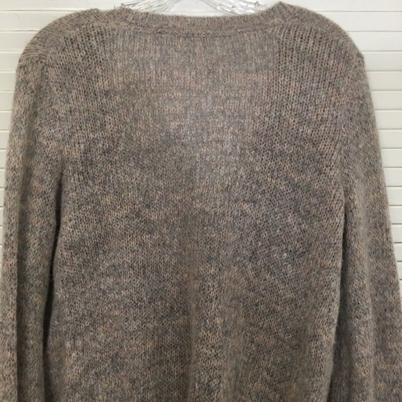 FREE PEOPLE | Women's Karina Wrap Sweater Gray L - Picture 3 of 8